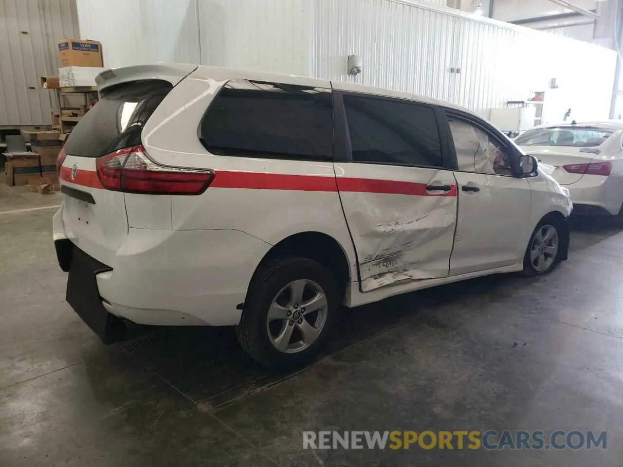 3 fotografías del automóvil dañado 5TDZZ3DC6LS039860 TOYOTA All Models 2020