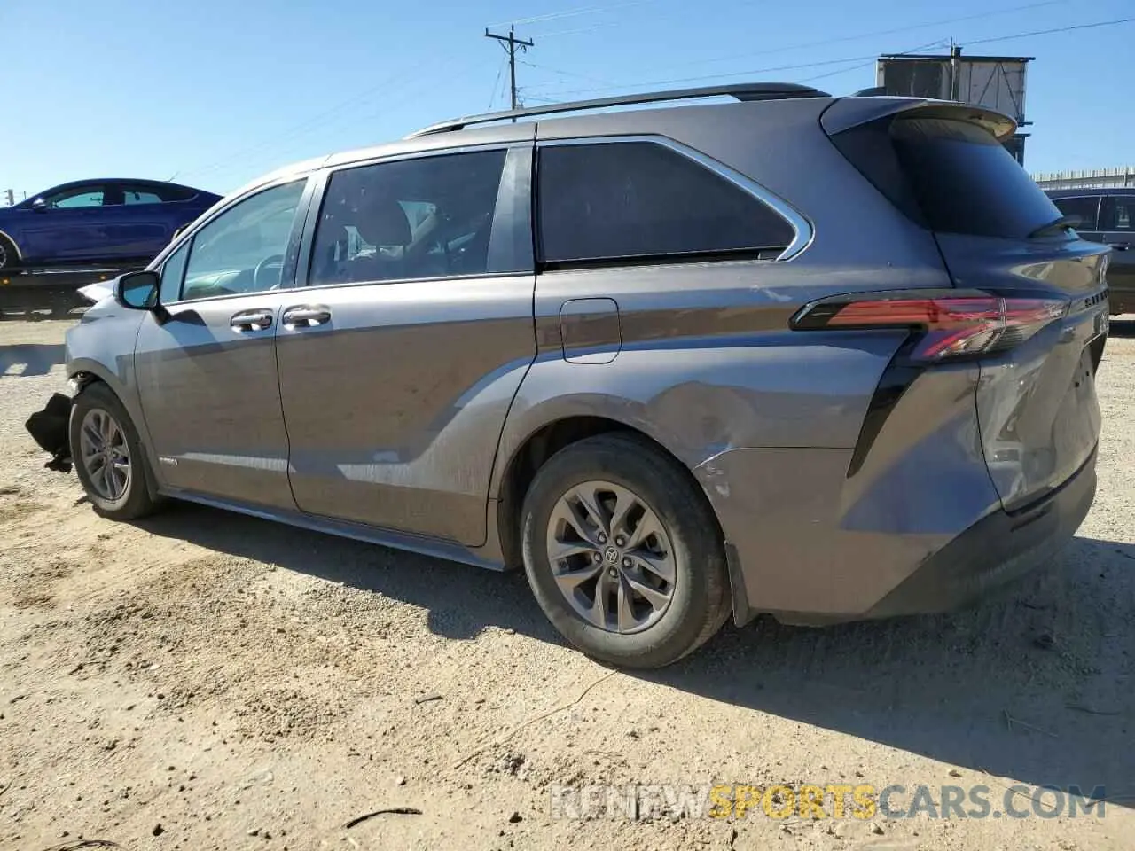 2 fotografías del automóvil dañado 5TDBRKEC1MS055413 TOYOTA All Models 2021