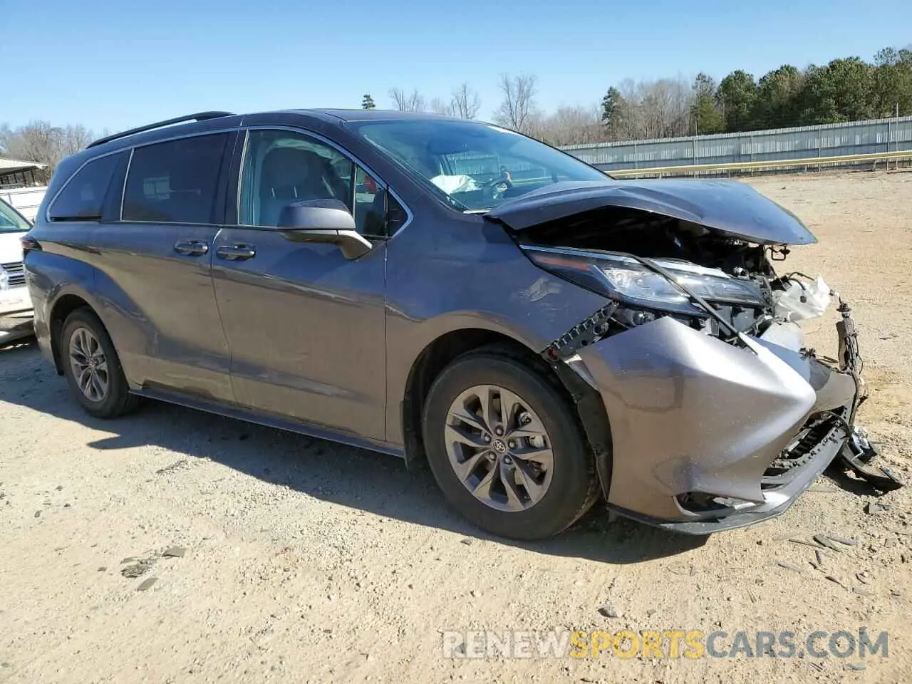 4 fotografías del automóvil dañado 5TDBRKEC1MS055413 TOYOTA All Models 2021