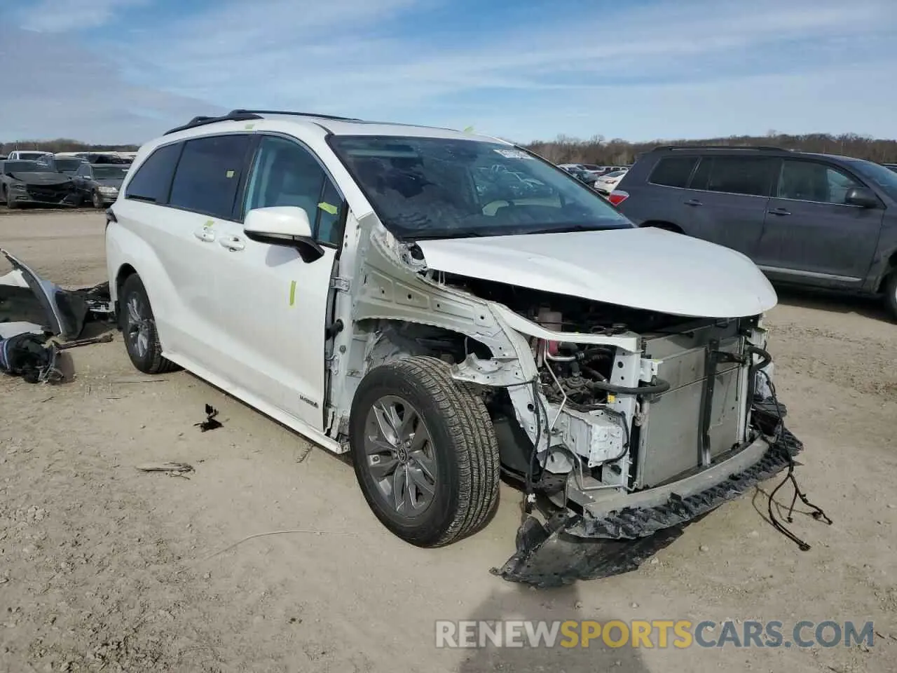 4 fotografías del automóvil dañado 5TDBRKEC5MS063322 TOYOTA All Models 2021