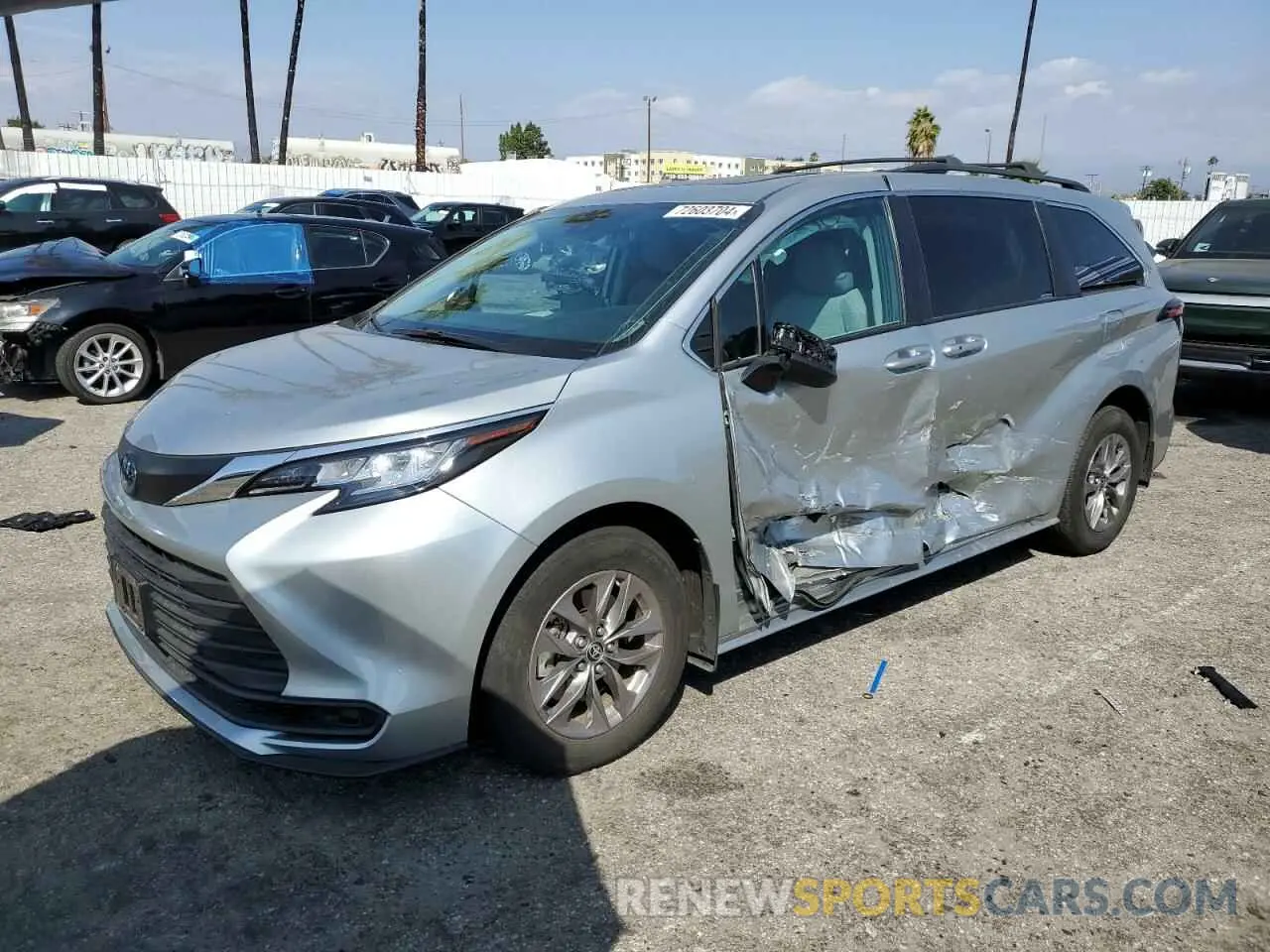 1 fotografías del automóvil dañado 5TDBRKEC8MS034669 TOYOTA All Models 2021