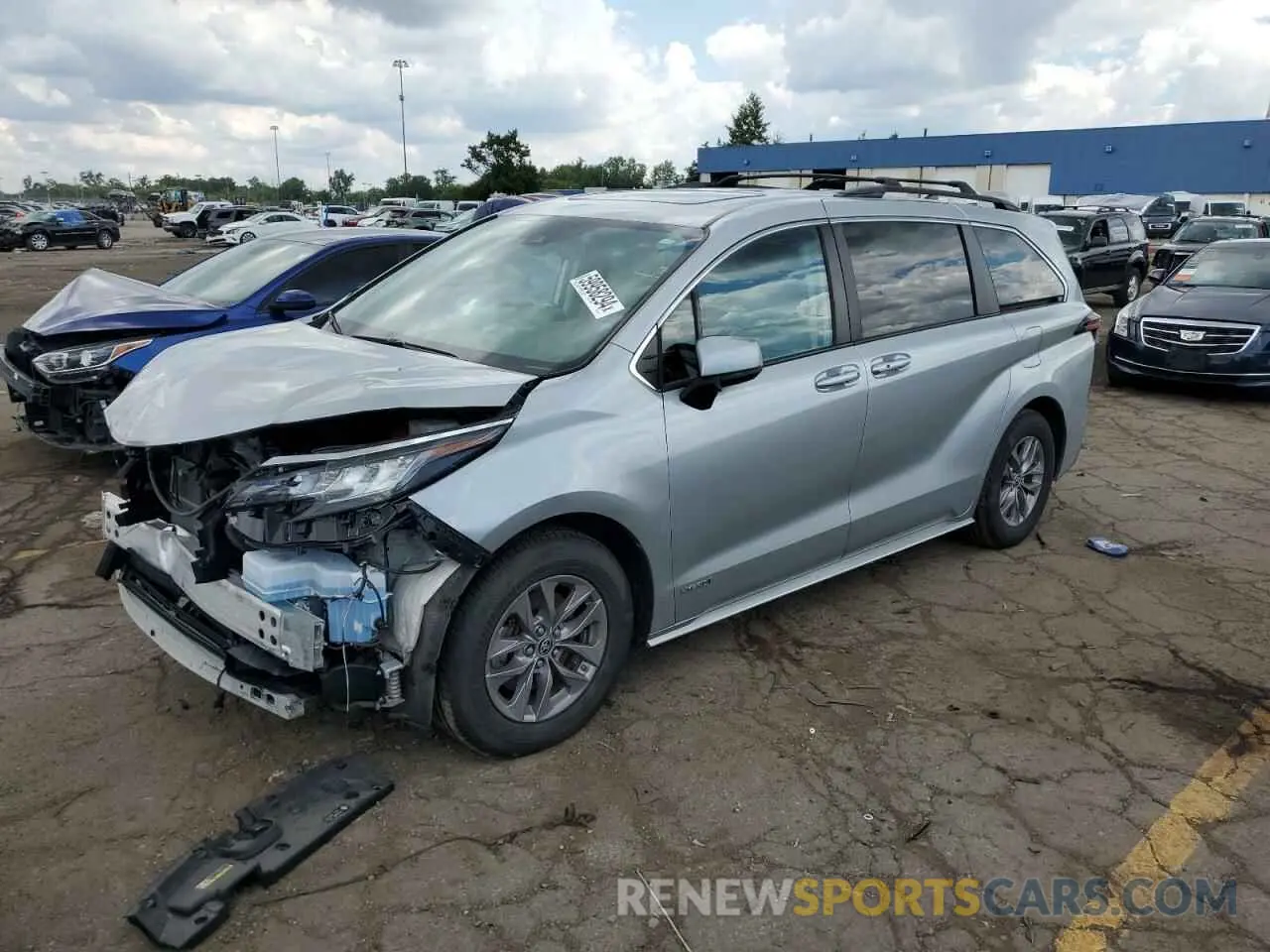 1 fotografías del automóvil dañado 5TDBSKFCXMS001840 TOYOTA All Models 2021