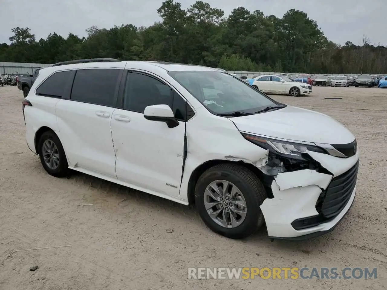 4 fotografías del automóvil dañado 5TDBSKFCXMS023644 TOYOTA All Models 2021