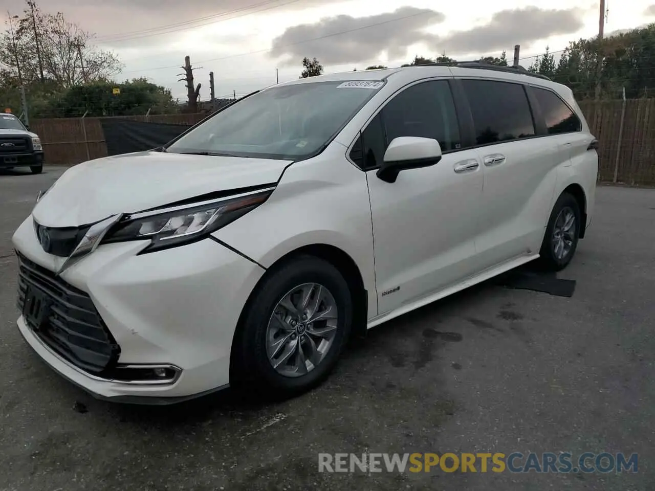 1 fotografías del automóvil dañado 5TDJRKEC3MS038141 TOYOTA All Models 2021