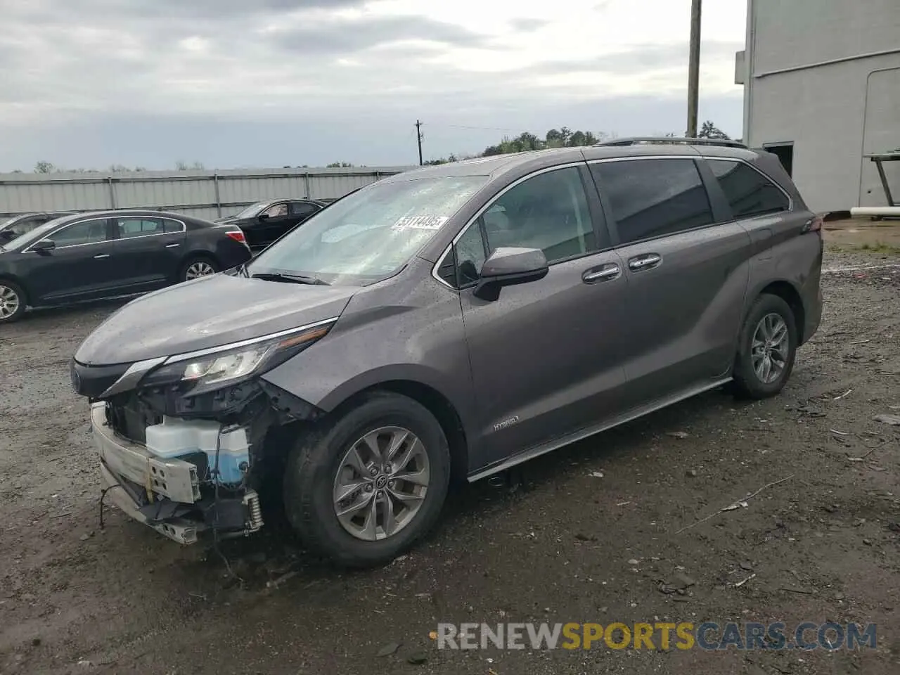 1 fotografías del automóvil dañado 5TDJRKEC7MS049563 TOYOTA All Models 2021