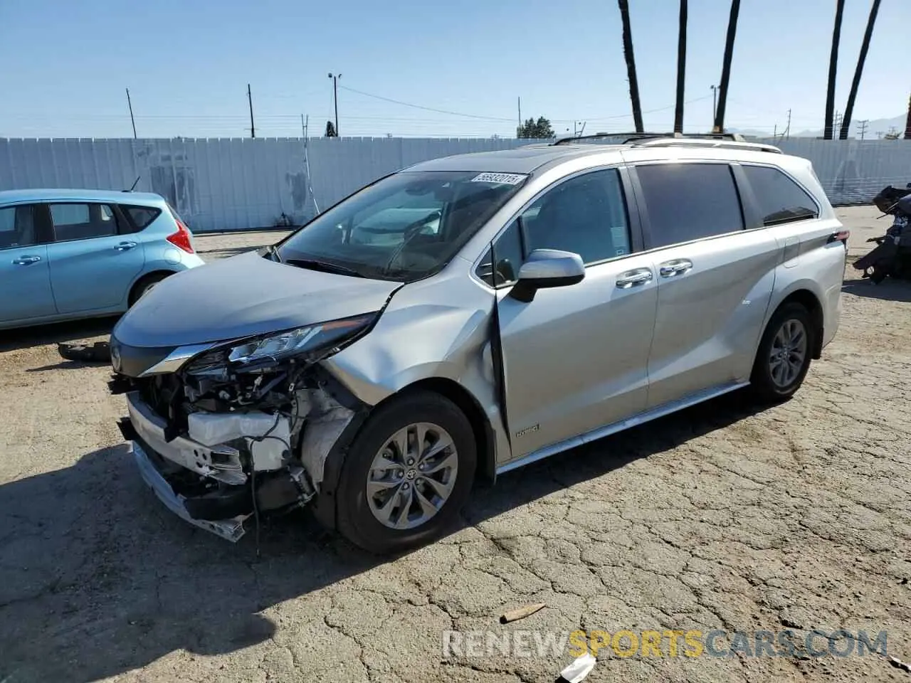1 fotografías del automóvil dañado 5TDJRKEC8MS058563 TOYOTA All Models 2021