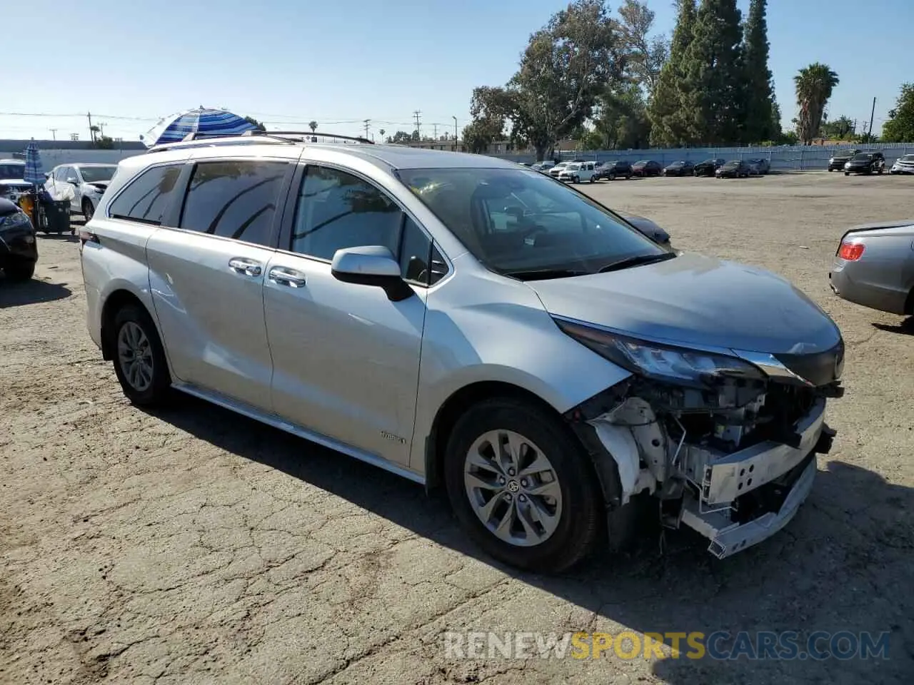 4 fotografías del automóvil dañado 5TDJRKEC8MS058563 TOYOTA All Models 2021