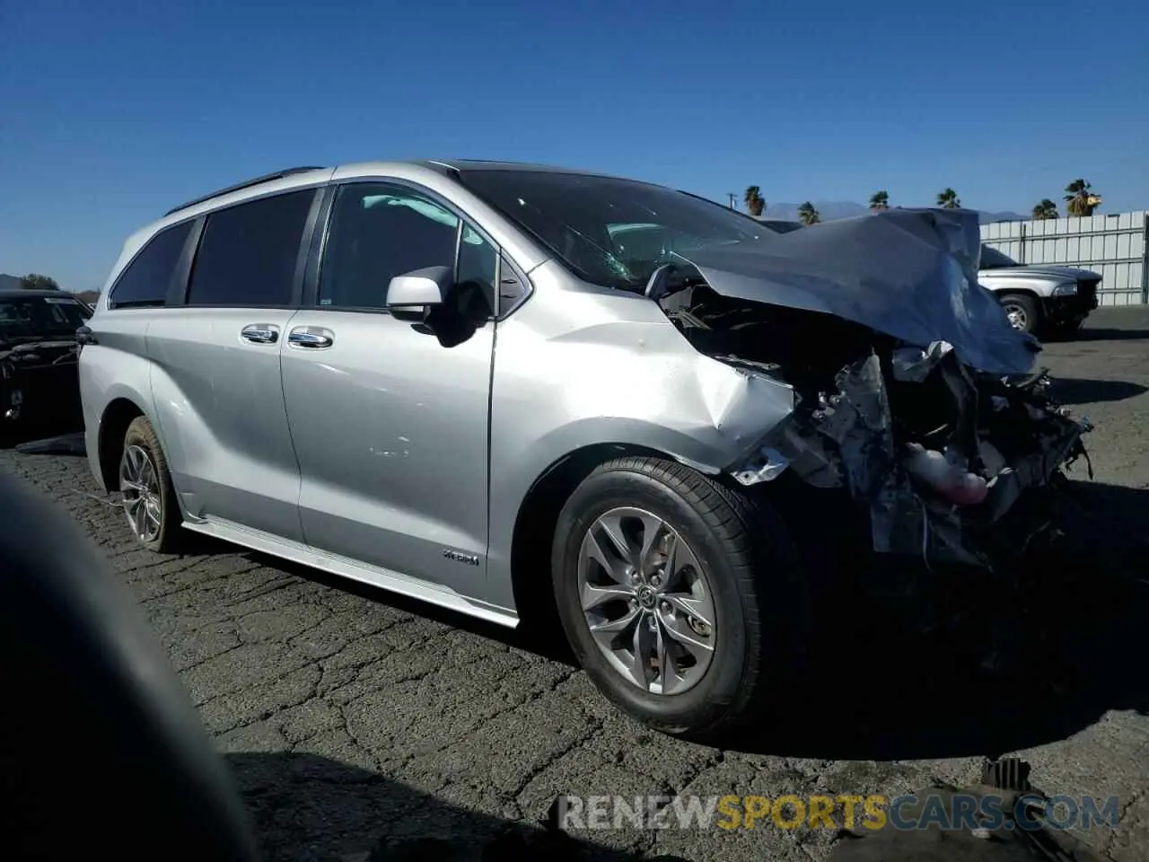 4 fotografías del automóvil dañado 5TDJRKEC9MS025281 TOYOTA All Models 2021