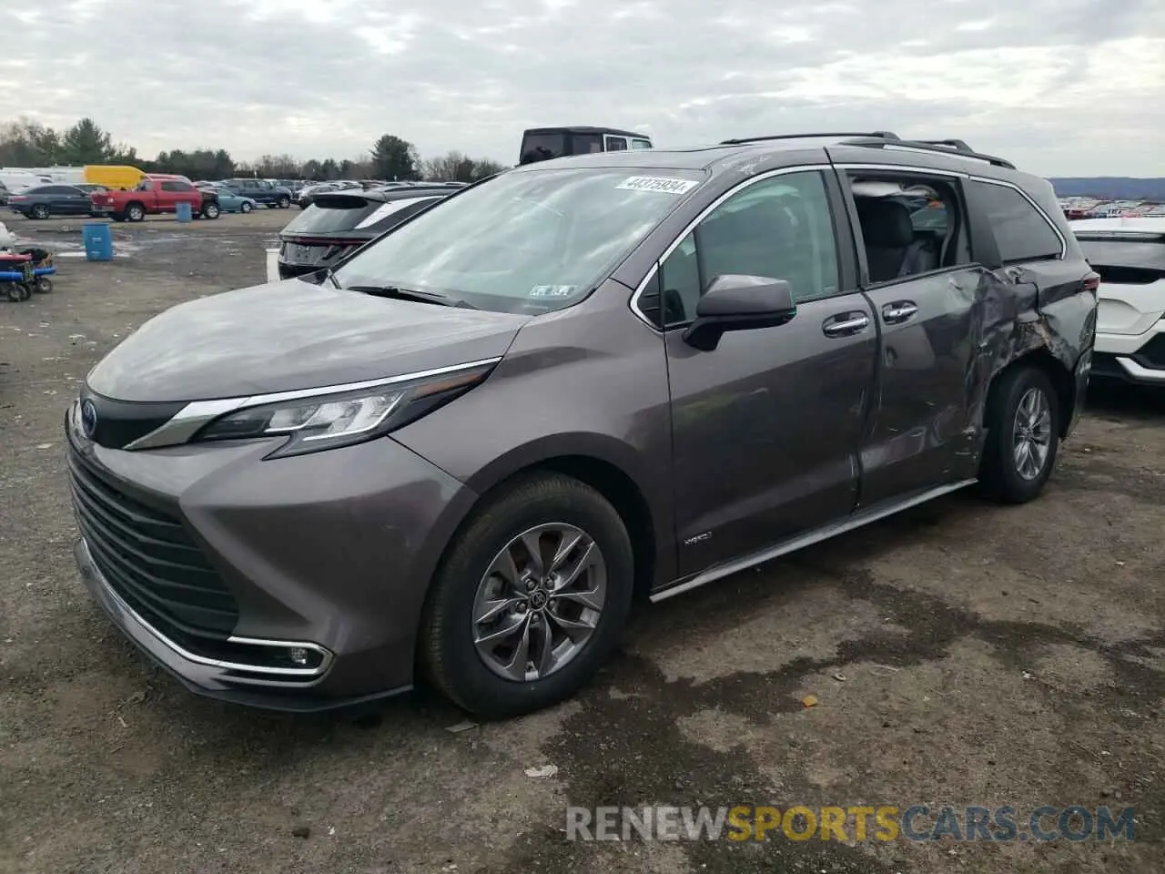 1 fotografías del automóvil dañado 5TDJSKFC3MS002629 TOYOTA All Models 2021
