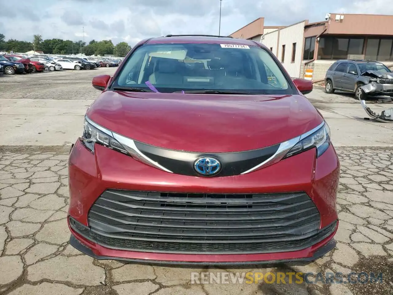 5 fotografías del automóvil dañado 5TDKRKEC0MS057962 TOYOTA All Models 2021