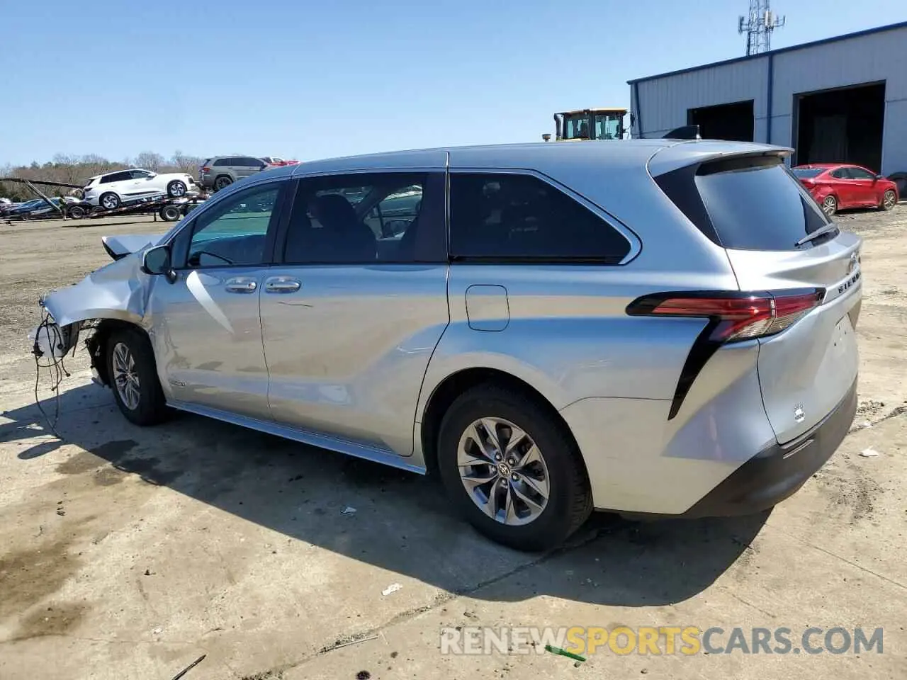2 fotografías del automóvil dañado 5TDKRKEC3MS023188 TOYOTA All Models 2021