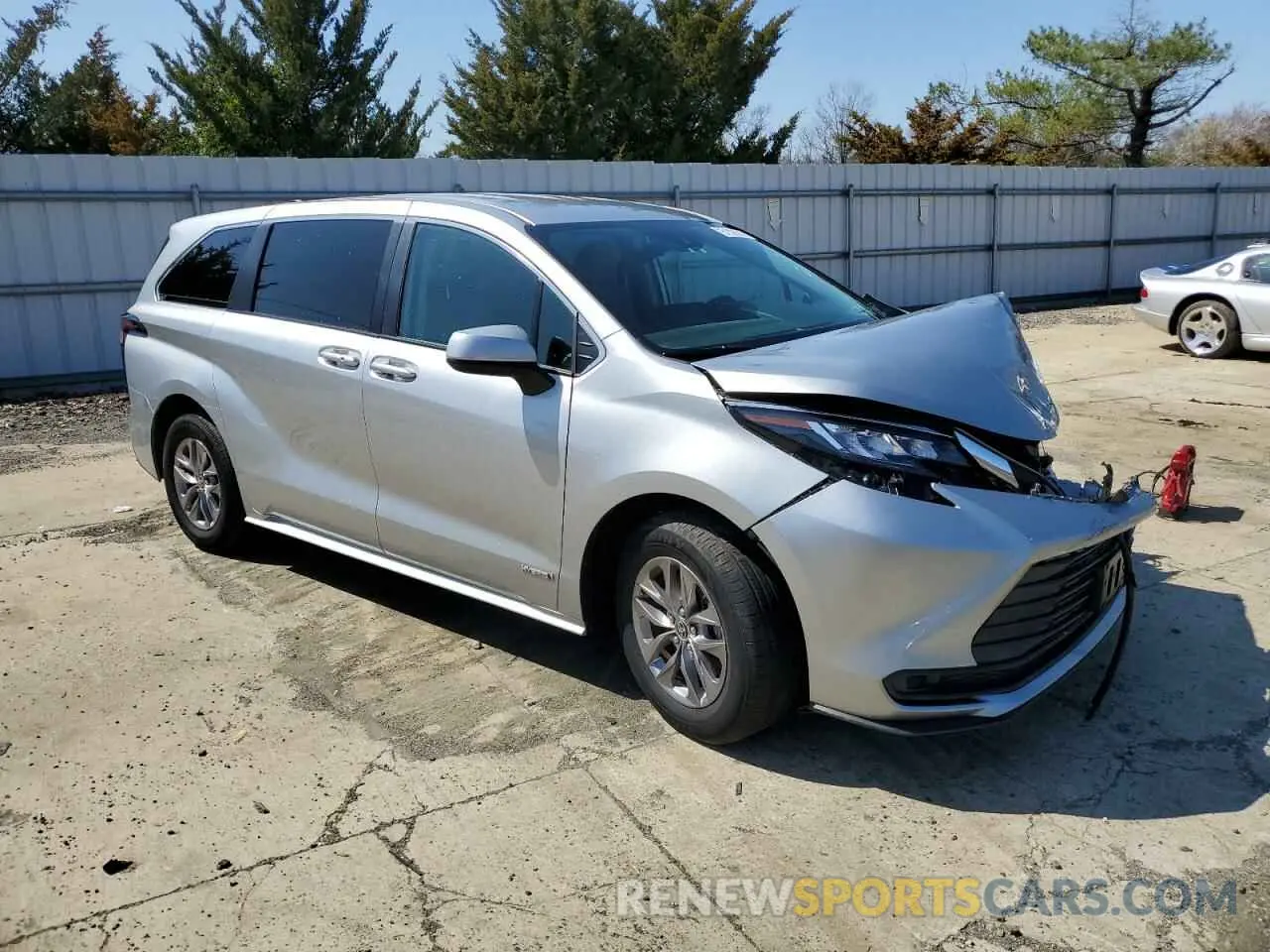4 fotografías del automóvil dañado 5TDKRKEC3MS023188 TOYOTA All Models 2021
