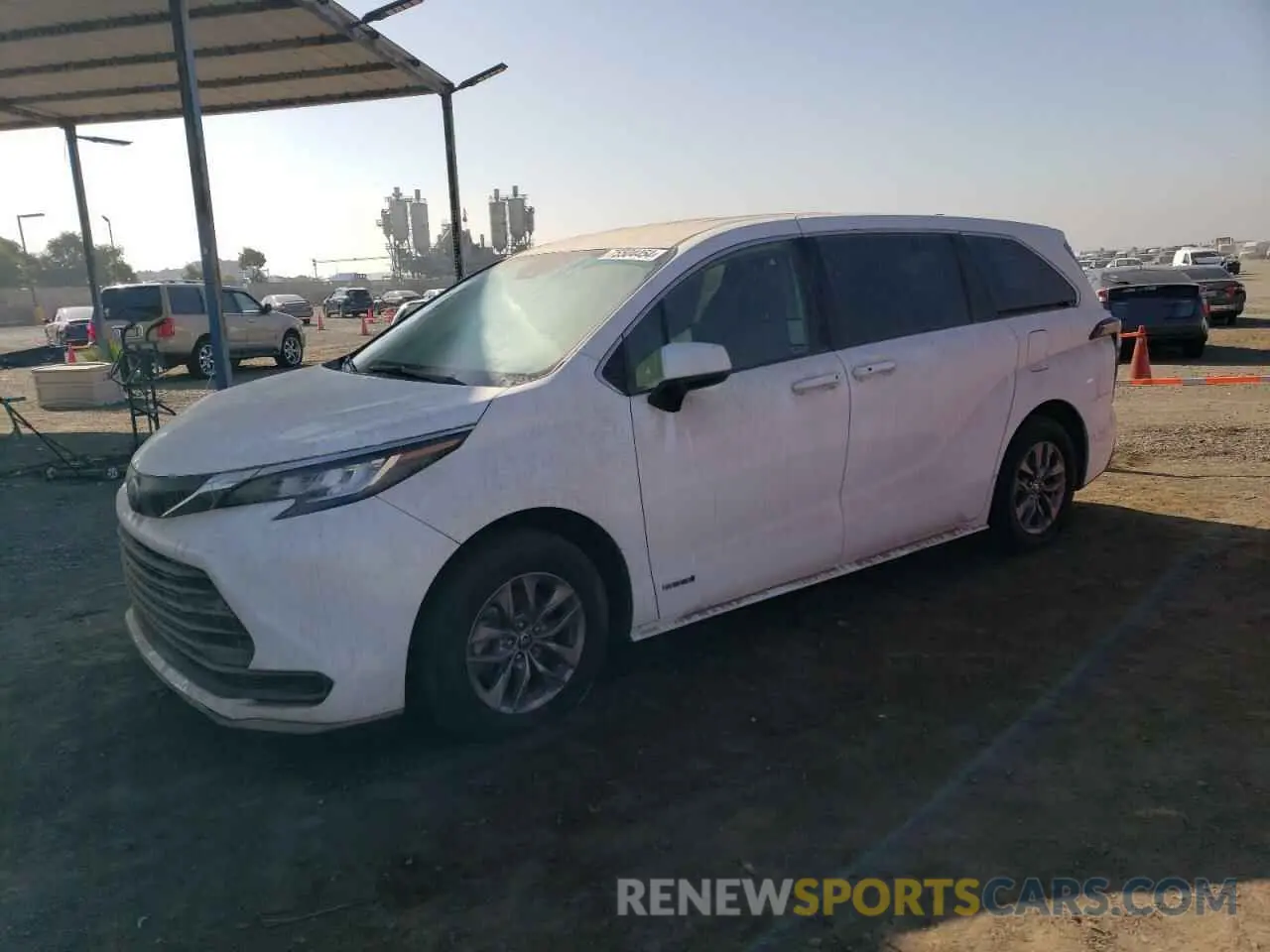 1 fotografías del automóvil dañado 5TDKRKEC4MS015567 TOYOTA All Models 2021