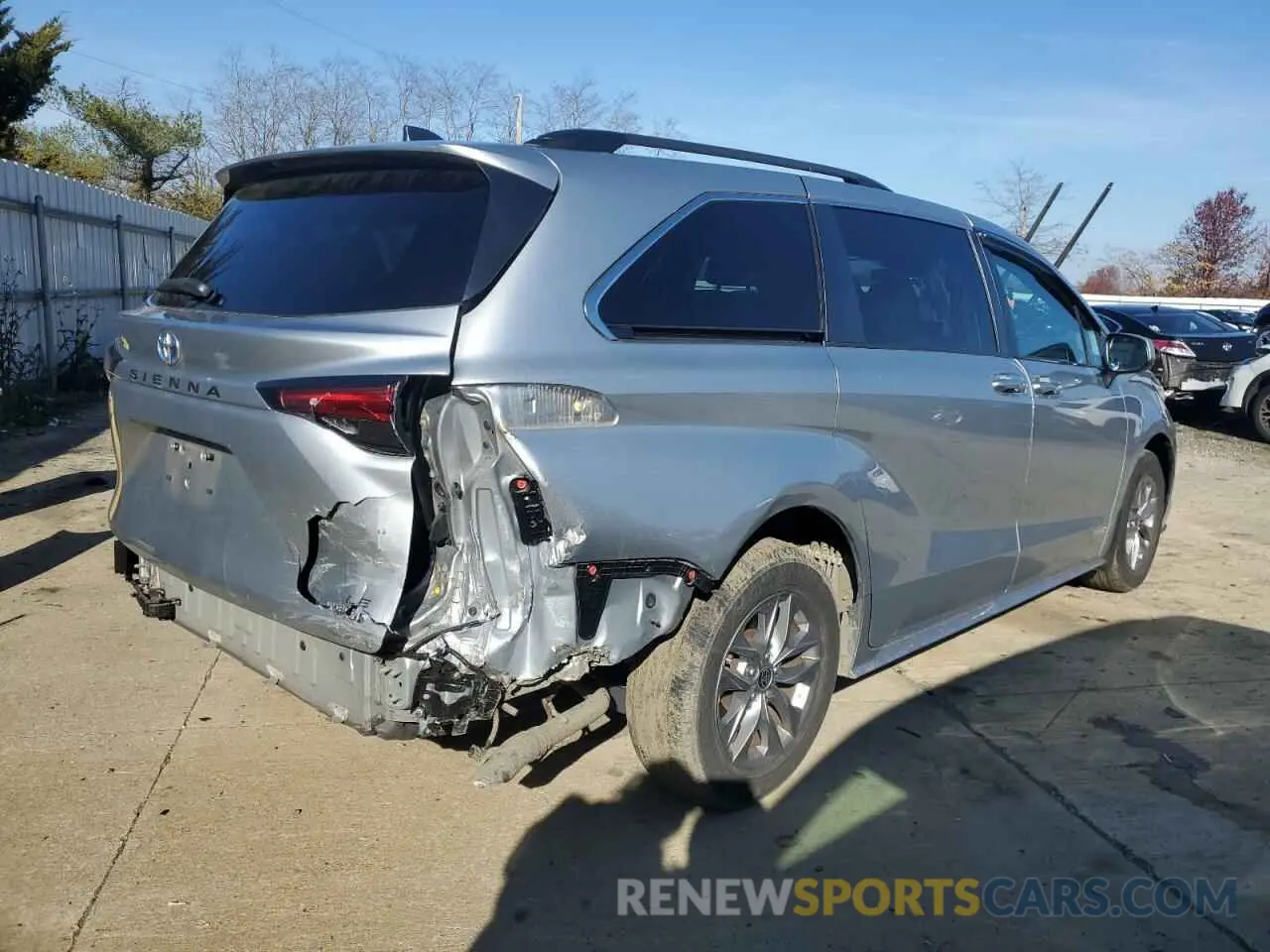 3 fotografías del automóvil dañado 5TDKRKEC5MS031518 TOYOTA All Models 2021