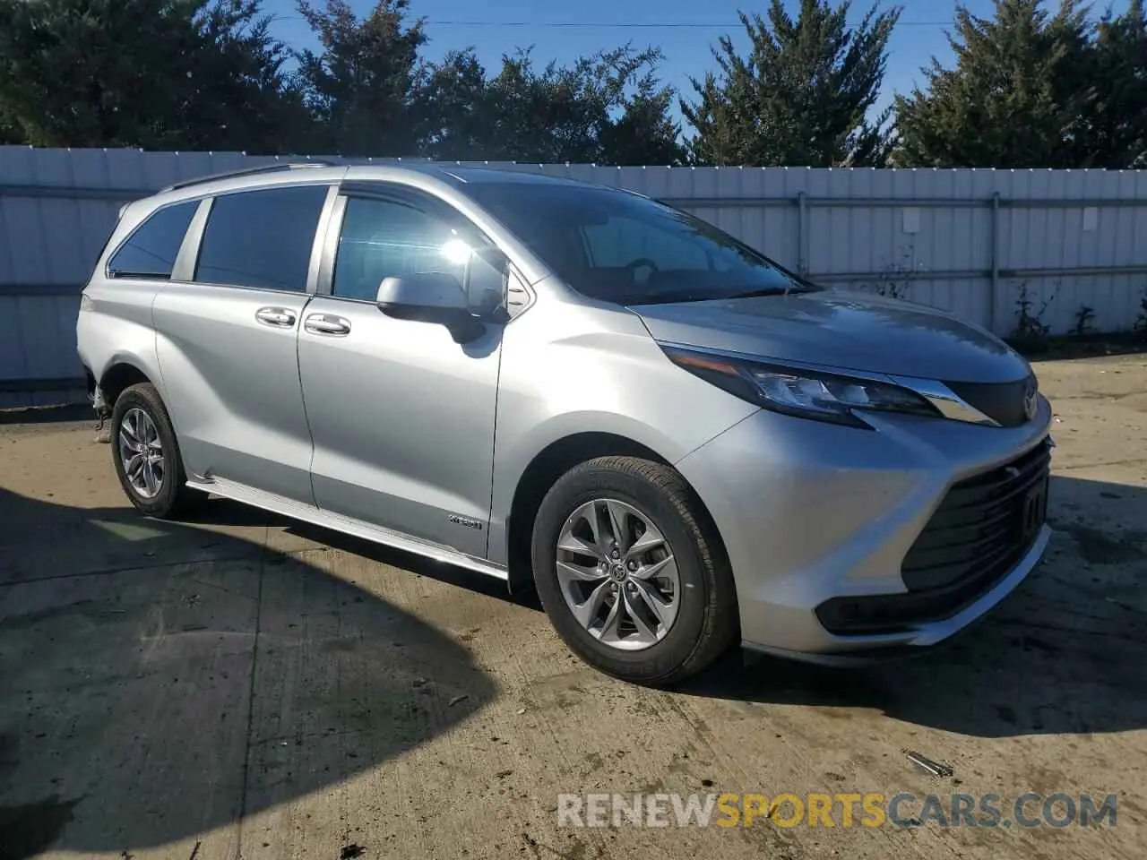 4 fotografías del automóvil dañado 5TDKRKEC5MS031518 TOYOTA All Models 2021
