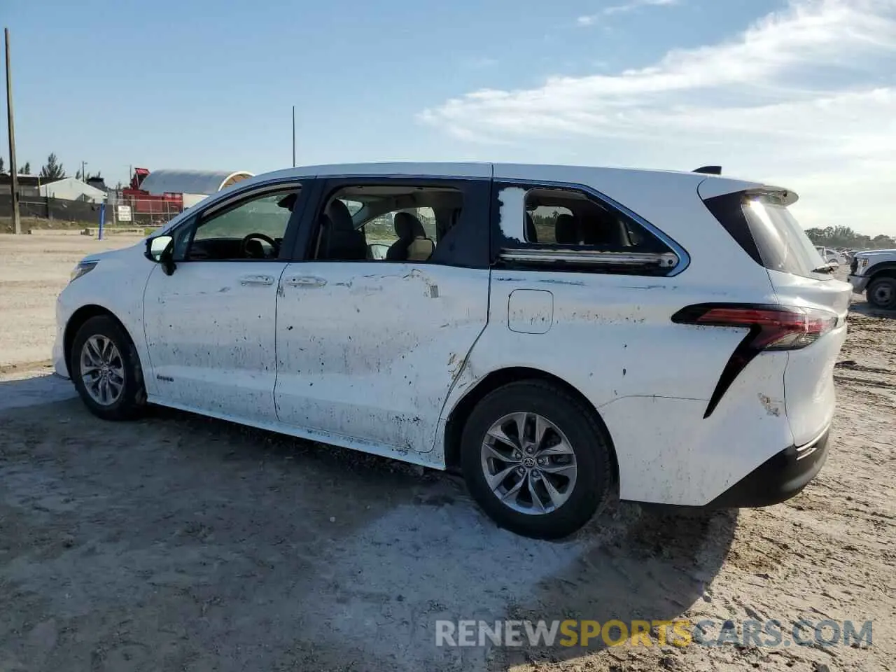 2 fotografías del automóvil dañado 5TDKRKEC6MS016056 TOYOTA All Models 2021