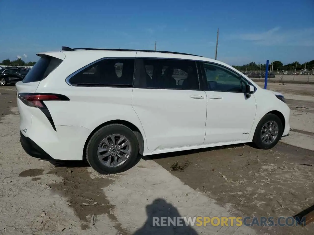 3 fotografías del automóvil dañado 5TDKRKEC6MS016056 TOYOTA All Models 2021