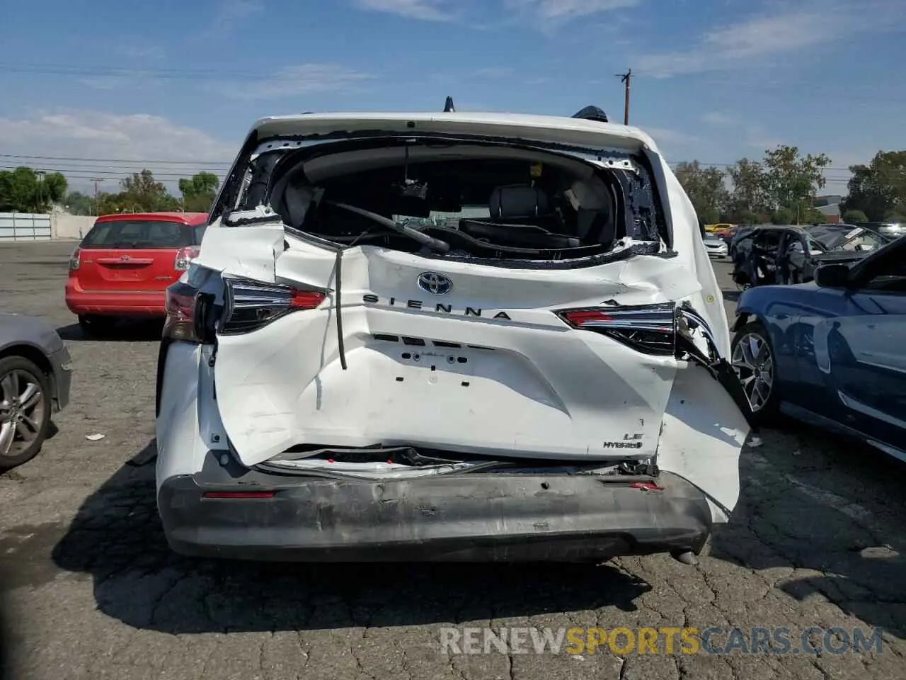 6 fotografías del automóvil dañado 5TDKRKEC6MS056802 TOYOTA All Models 2021
