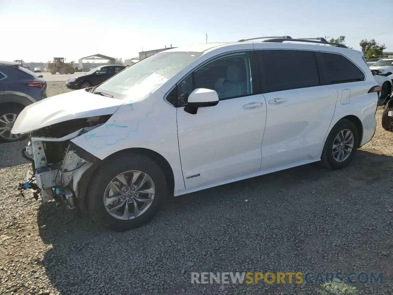 1 fotografías del automóvil dañado 5TDKRKEC6MS060736 TOYOTA All Models 2021