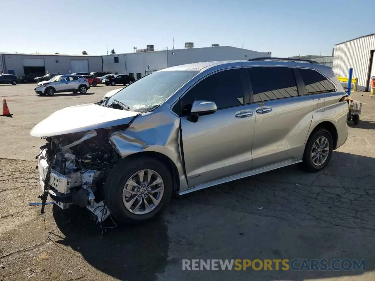 1 fotografías del automóvil dañado 5TDKRKEC7MS058641 TOYOTA All Models 2021