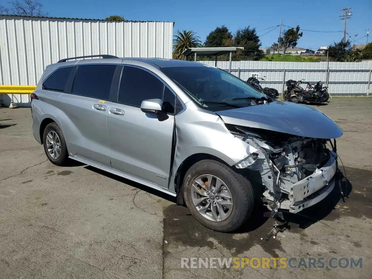 4 fotografías del automóvil dañado 5TDKRKEC7MS058641 TOYOTA All Models 2021
