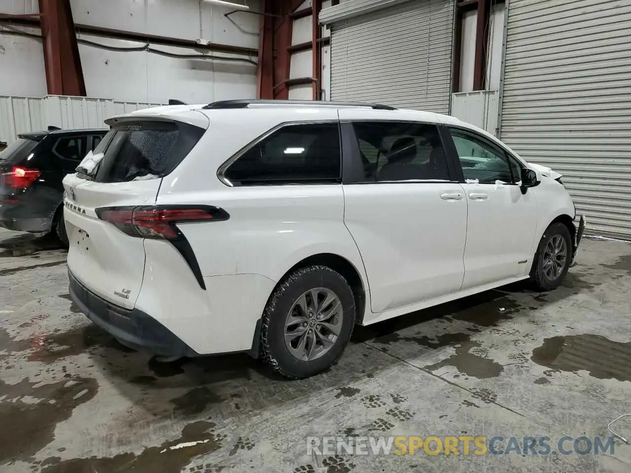 3 fotografías del automóvil dañado 5TDKRKEC8MS068790 TOYOTA All Models 2021