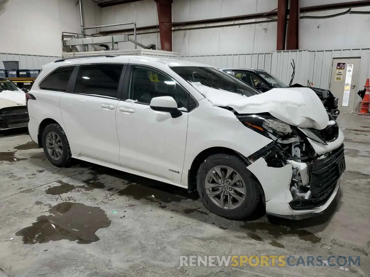 4 fotografías del automóvil dañado 5TDKRKEC8MS068790 TOYOTA All Models 2021