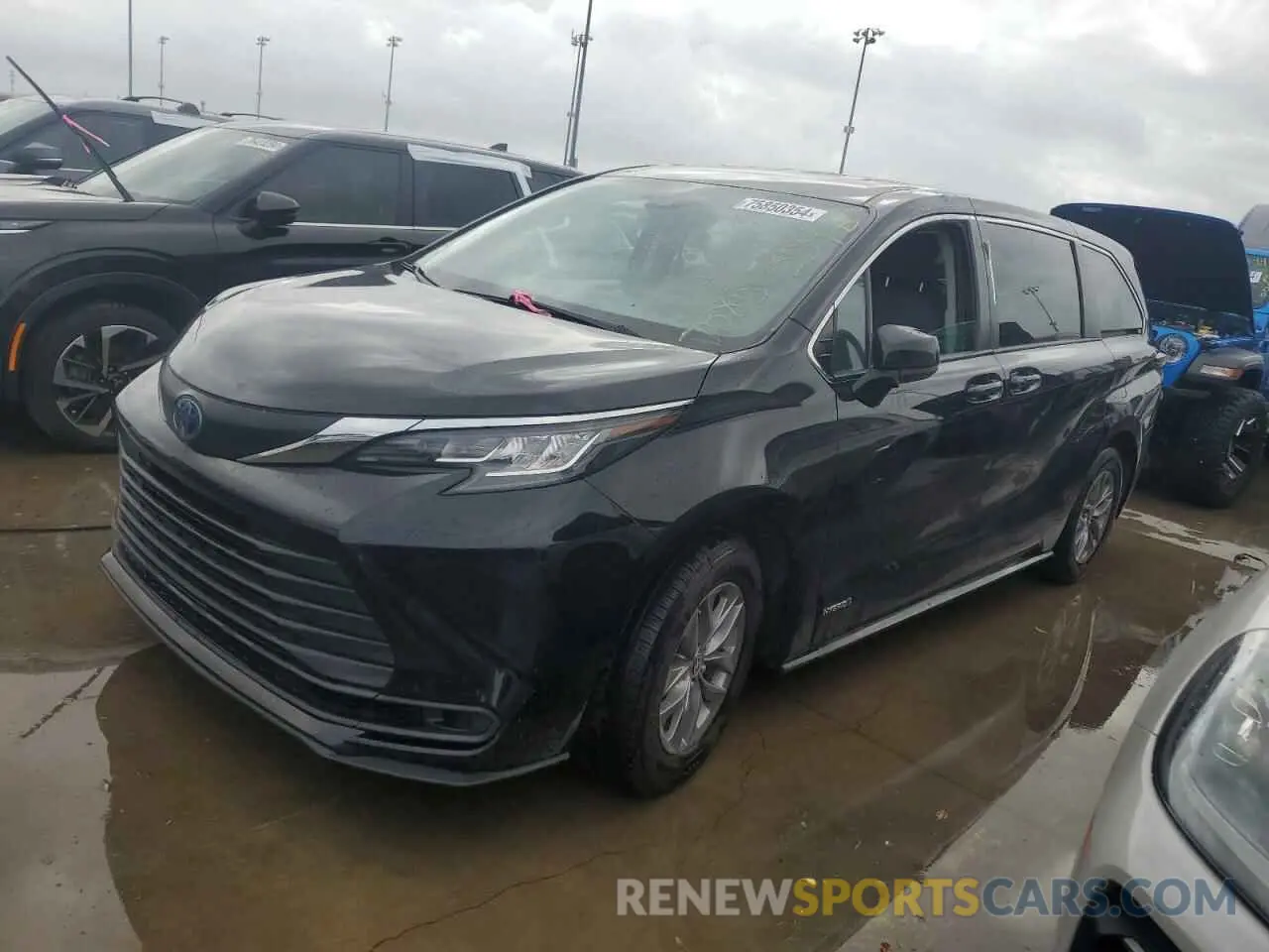 1 fotografías del automóvil dañado 5TDKRKEC9MS047141 TOYOTA All Models 2021
