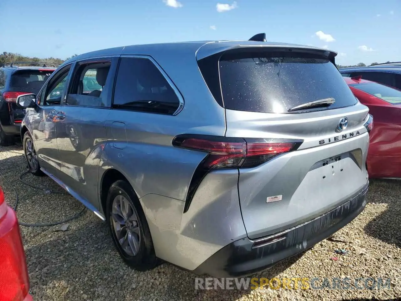 2 fotografías del automóvil dañado 5TDKRKECXMS044300 TOYOTA All Models 2021