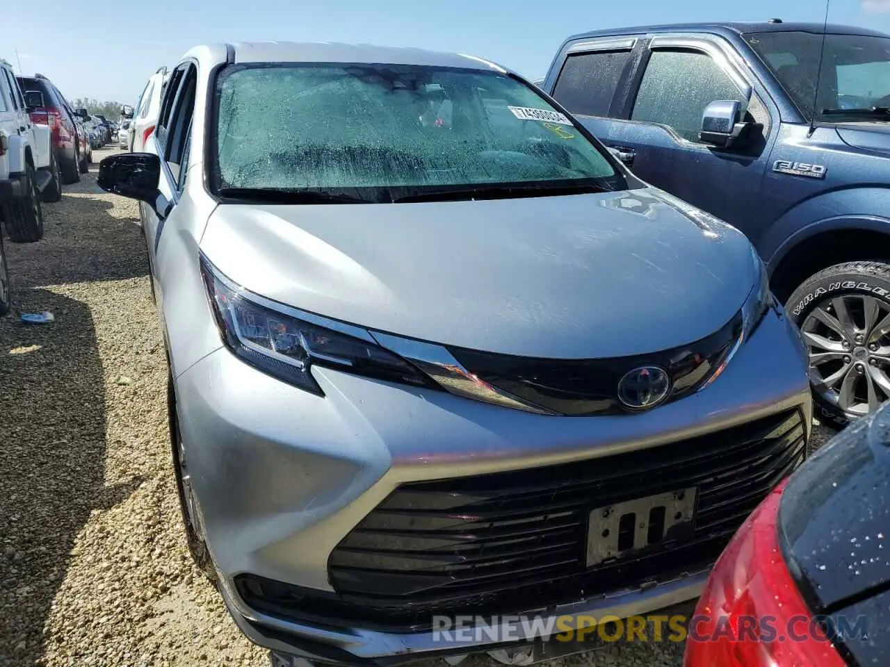 5 fotografías del automóvil dañado 5TDKRKECXMS044300 TOYOTA All Models 2021