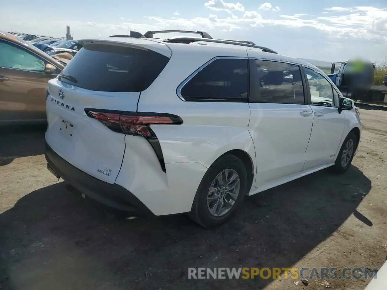 3 fotografías del automóvil dañado 5TDKSKFC1MS039585 TOYOTA All Models 2021
