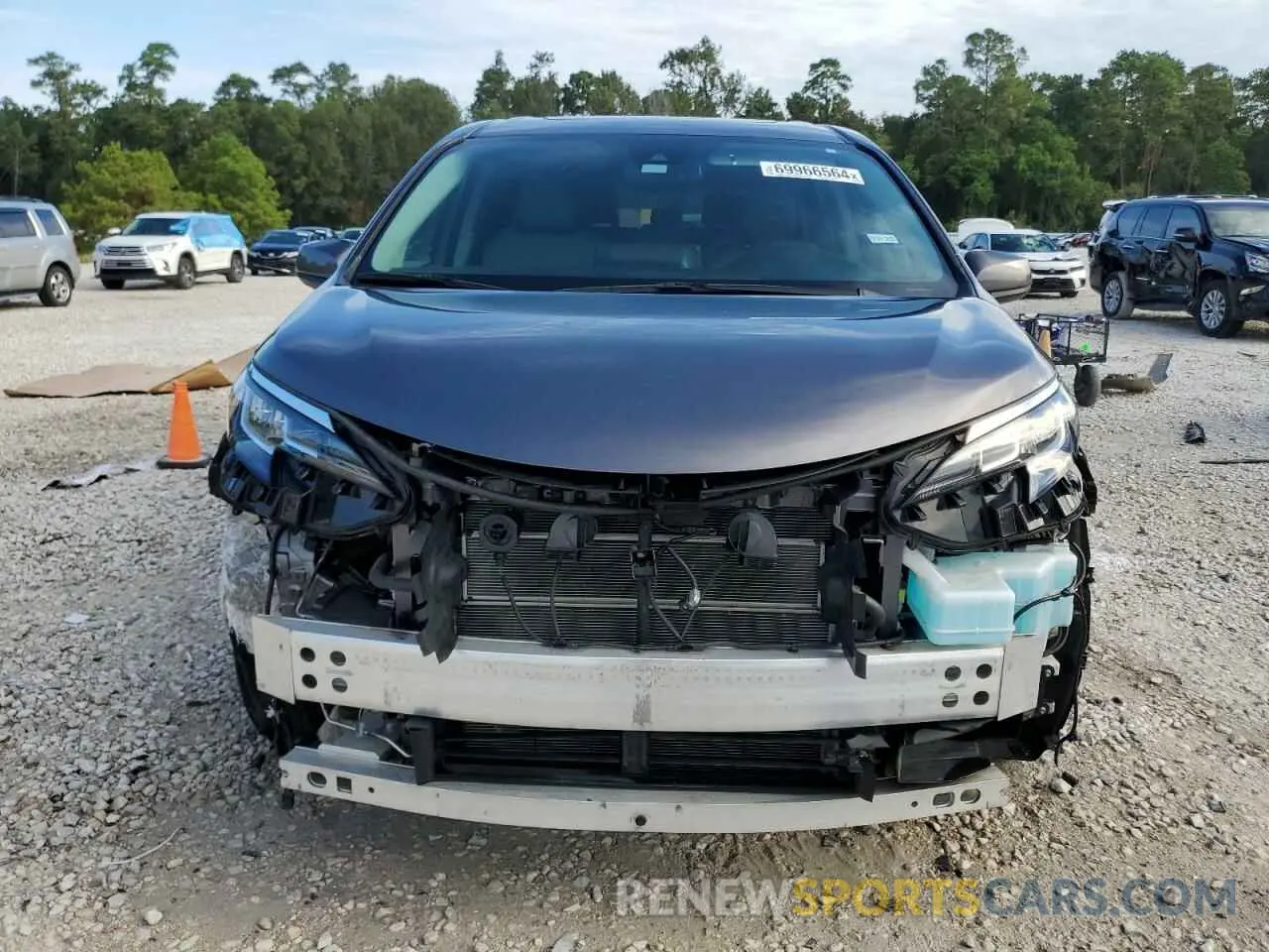 5 fotografías del automóvil dañado 5TDYRKEC1MS028108 TOYOTA All Models 2021