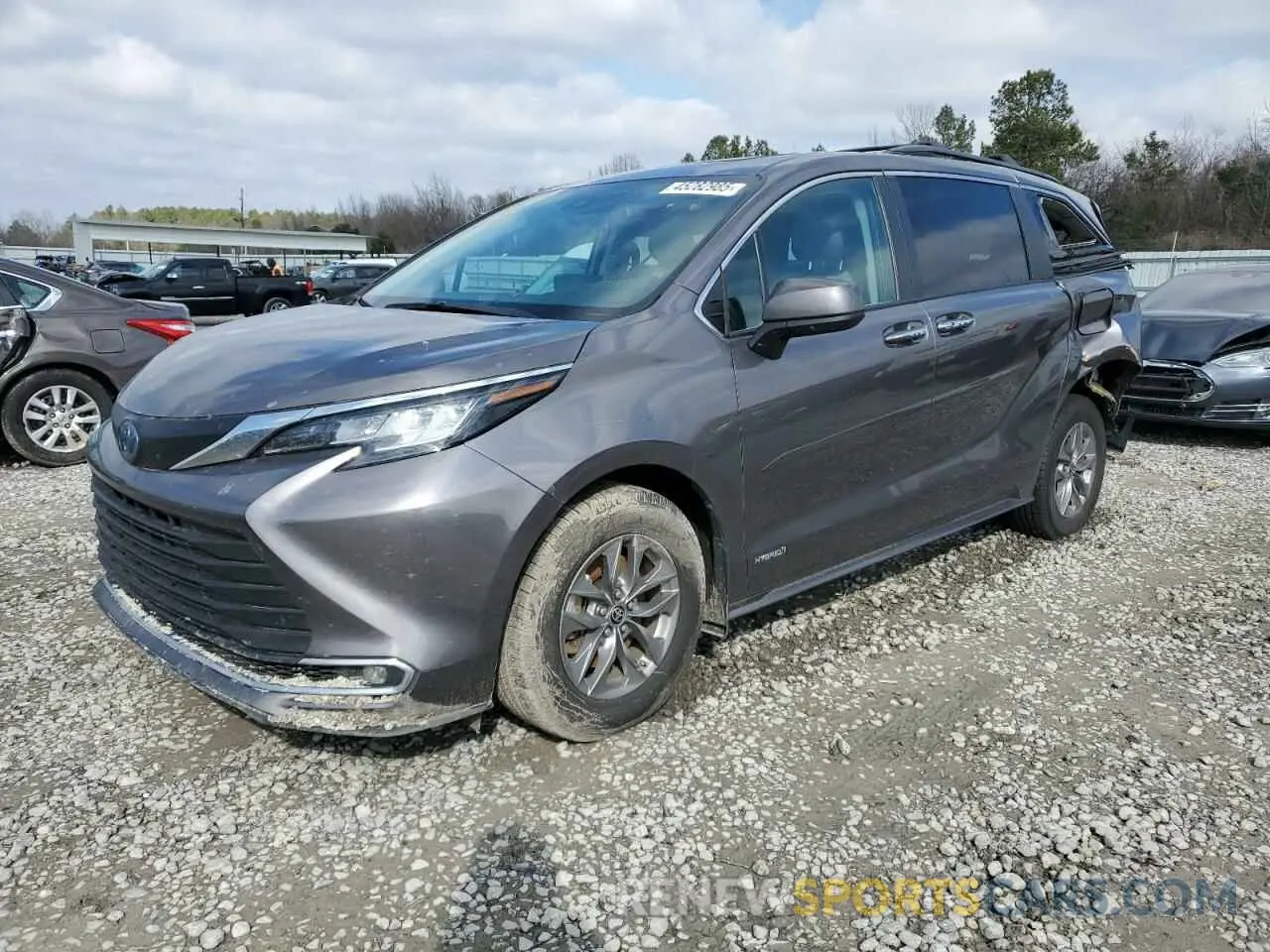 1 fotografías del automóvil dañado 5TDYRKEC1MS072223 TOYOTA All Models 2021