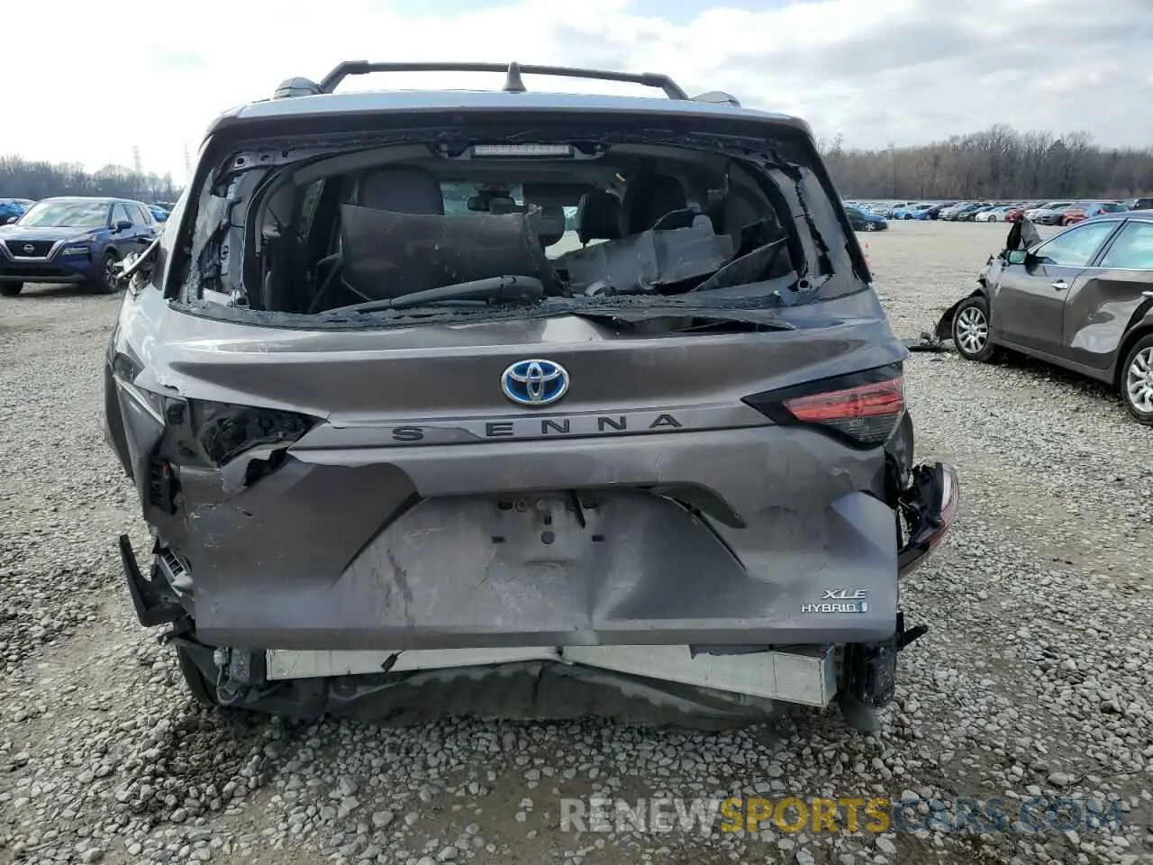 6 fotografías del automóvil dañado 5TDYRKEC1MS072223 TOYOTA All Models 2021