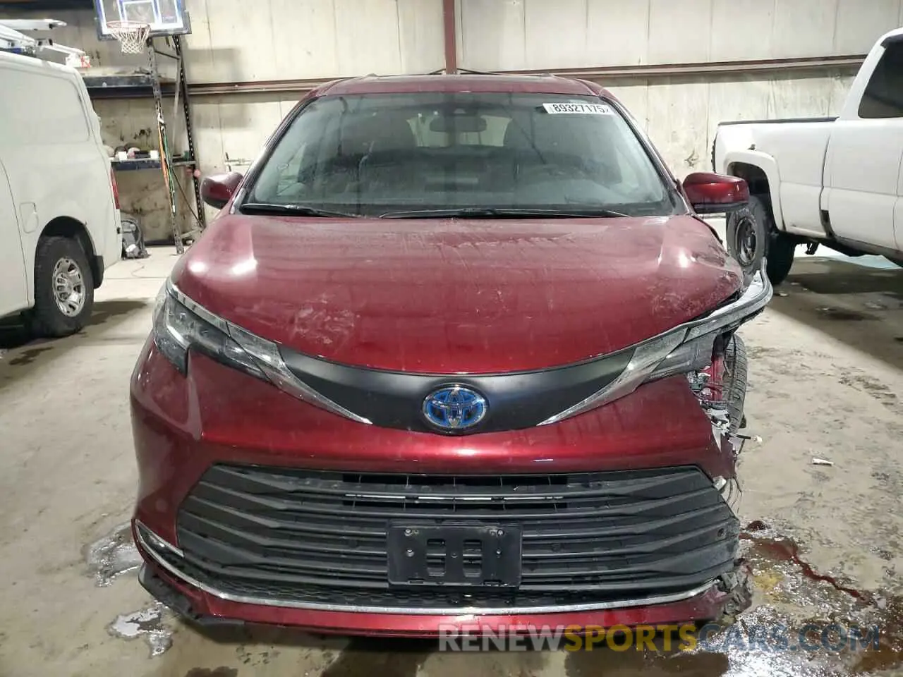 5 fotografías del automóvil dañado 5TDYRKEC2MS068553 TOYOTA All Models 2021