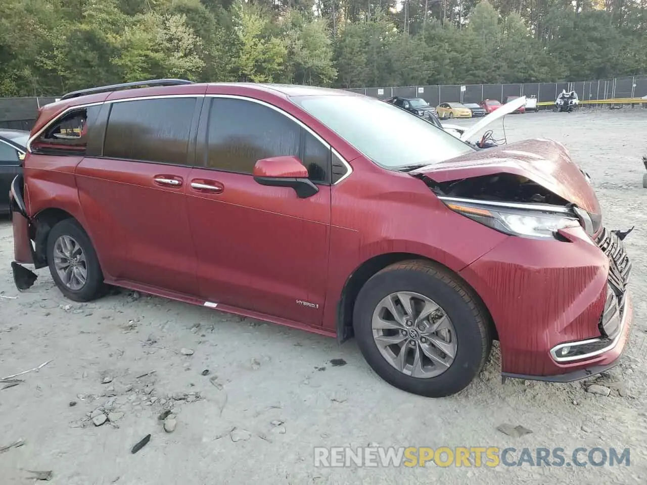 4 fotografías del automóvil dañado 5TDYRKEC2MS069265 TOYOTA All Models 2021