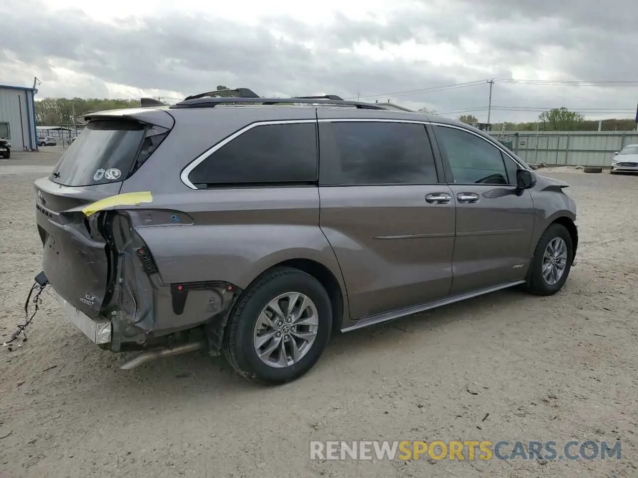 3 fotografías del automóvil dañado 5TDYRKEC3MS065158 TOYOTA All Models 2021