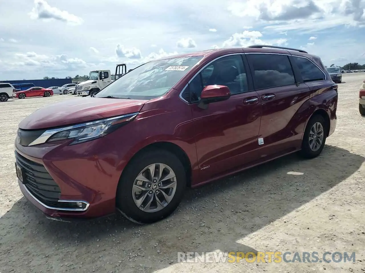 1 fotografías del automóvil dañado 5TDYRKEC5MS054159 TOYOTA All Models 2021