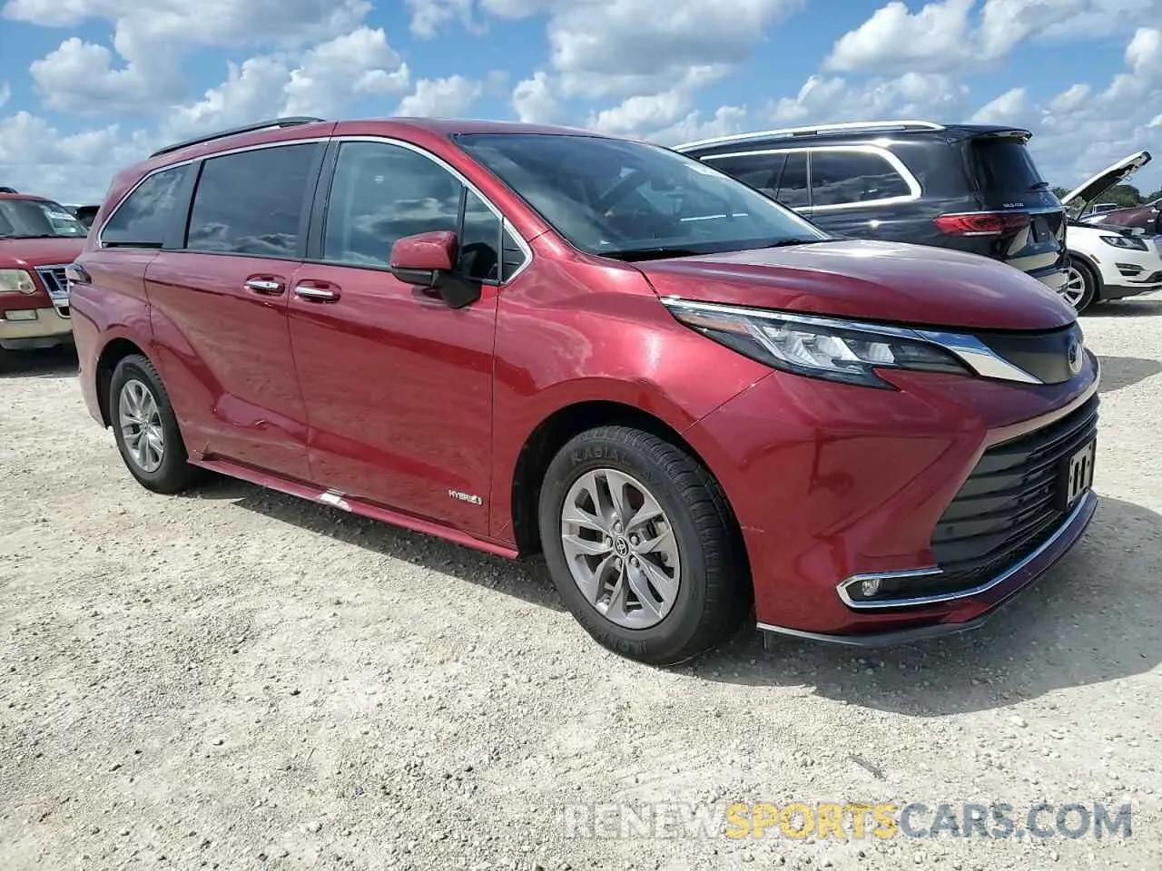 4 fotografías del automóvil dañado 5TDYRKEC5MS054159 TOYOTA All Models 2021
