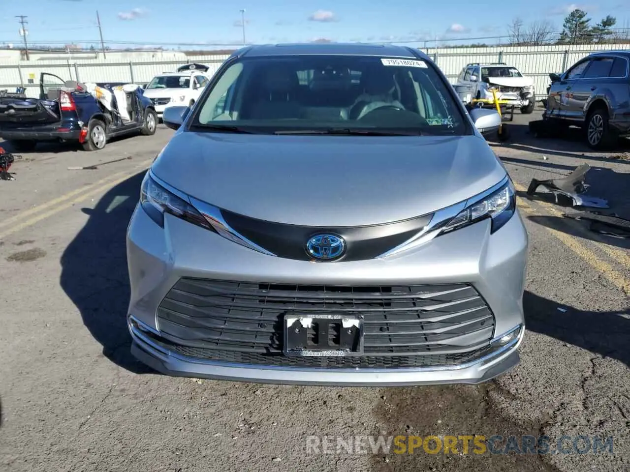 5 fotografías del automóvil dañado 5TDYRKECXMS022873 TOYOTA All Models 2021