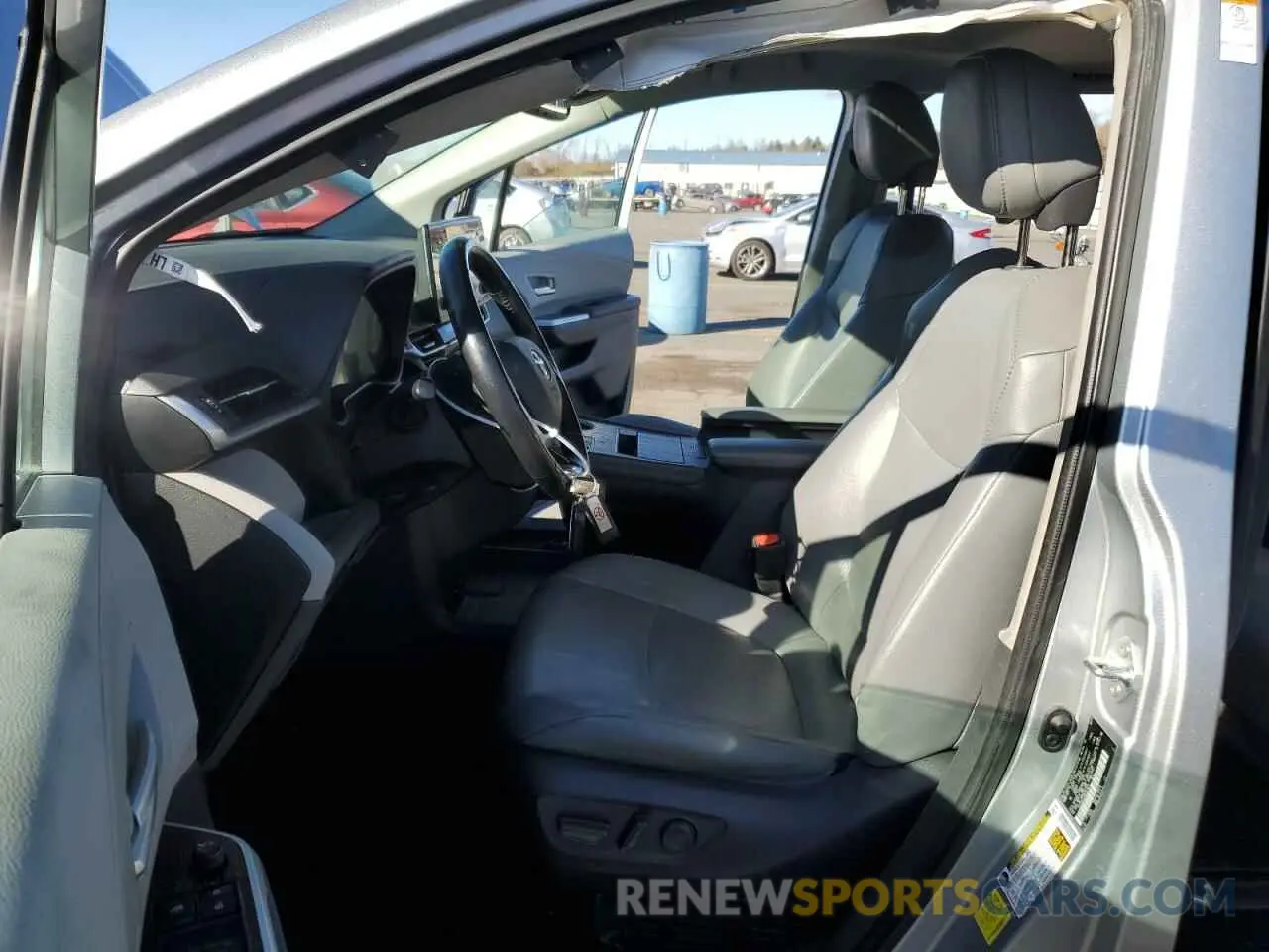 7 fotografías del automóvil dañado 5TDYRKECXMS022873 TOYOTA All Models 2021