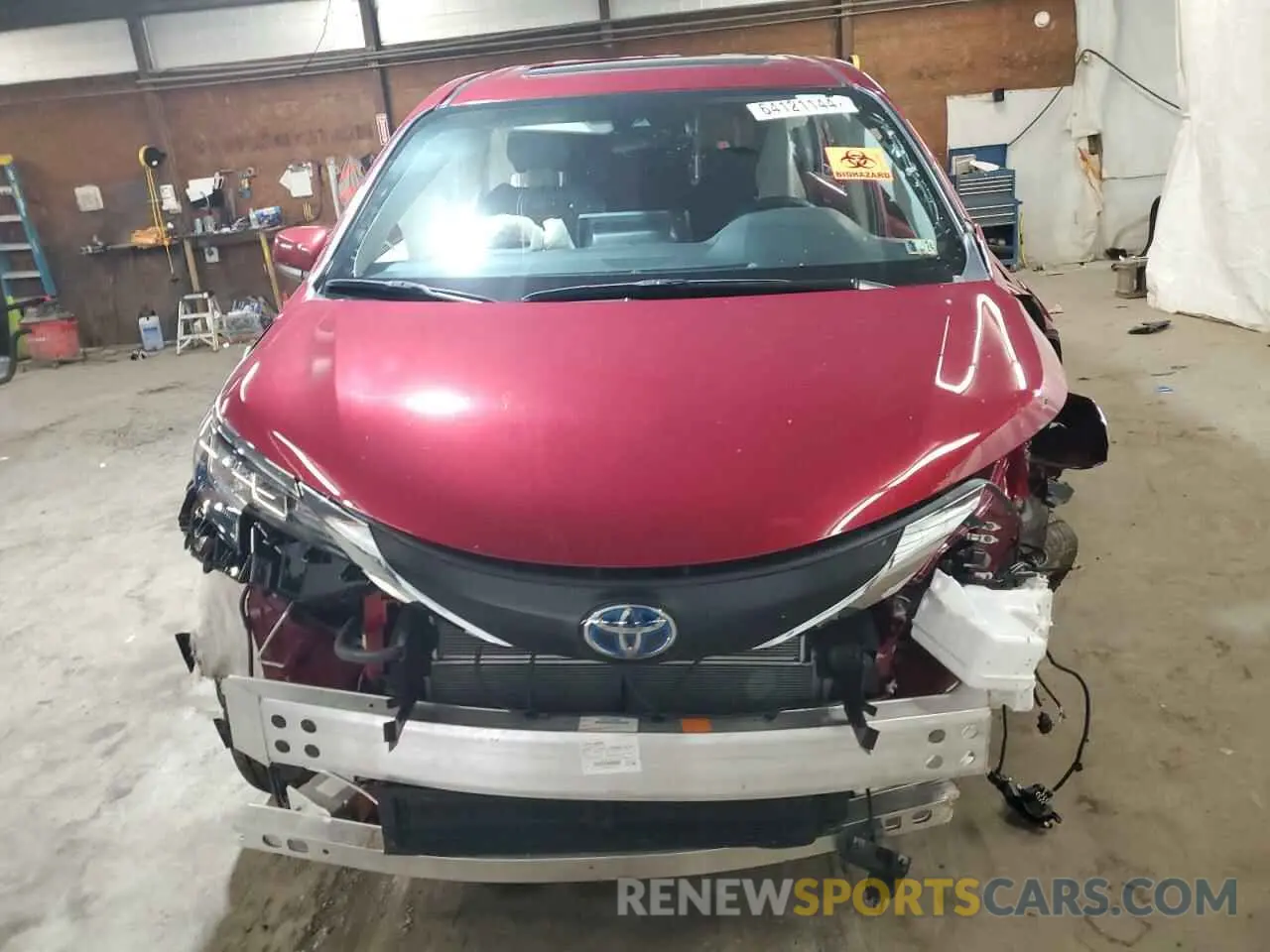 5 fotografías del automóvil dañado 5TDYSKFC7MS026253 TOYOTA All Models 2021