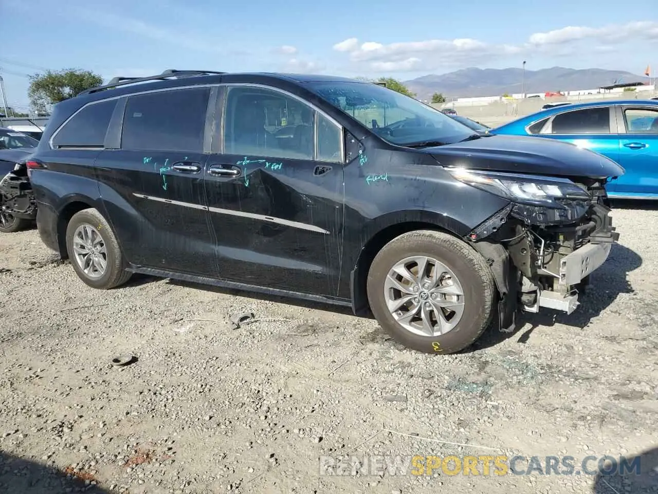 4 fotografías del automóvil dañado 5TDJRKEC6NS108037 TOYOTA All Models 2022