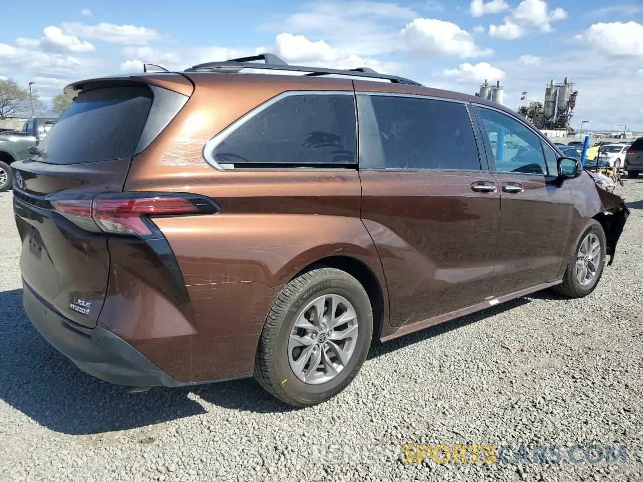 3 fotografías del automóvil dañado 5TDJRKEC9NS084753 TOYOTA All Models 2022