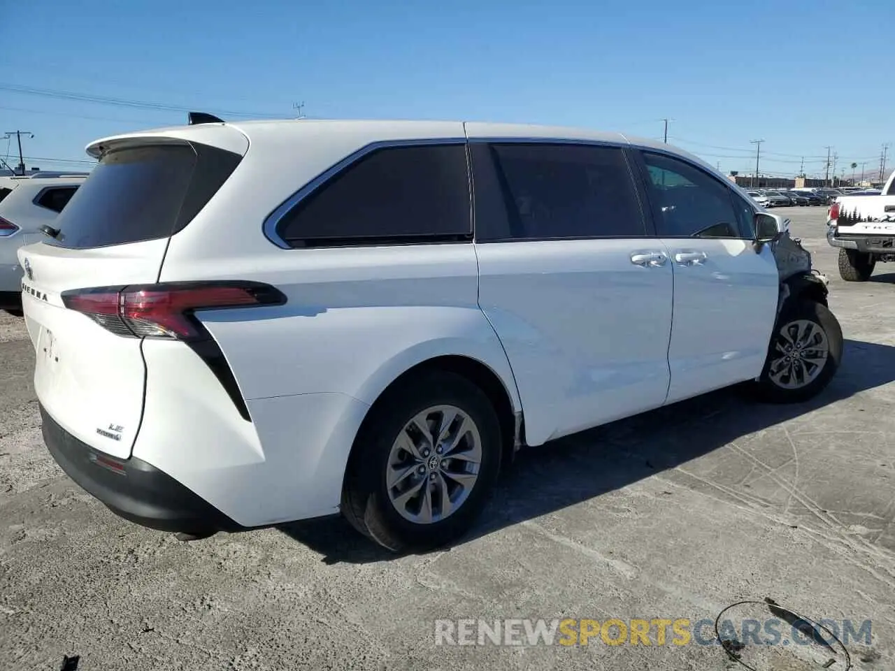 3 fotografías del automóvil dañado 5TDKRKEC7NS107435 TOYOTA All Models 2022