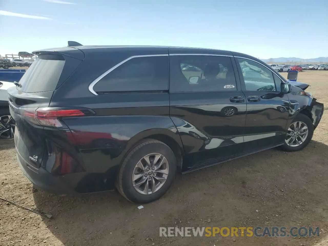 3 fotografías del automóvil dañado 5TDKRKEC8NS123269 TOYOTA All Models 2022