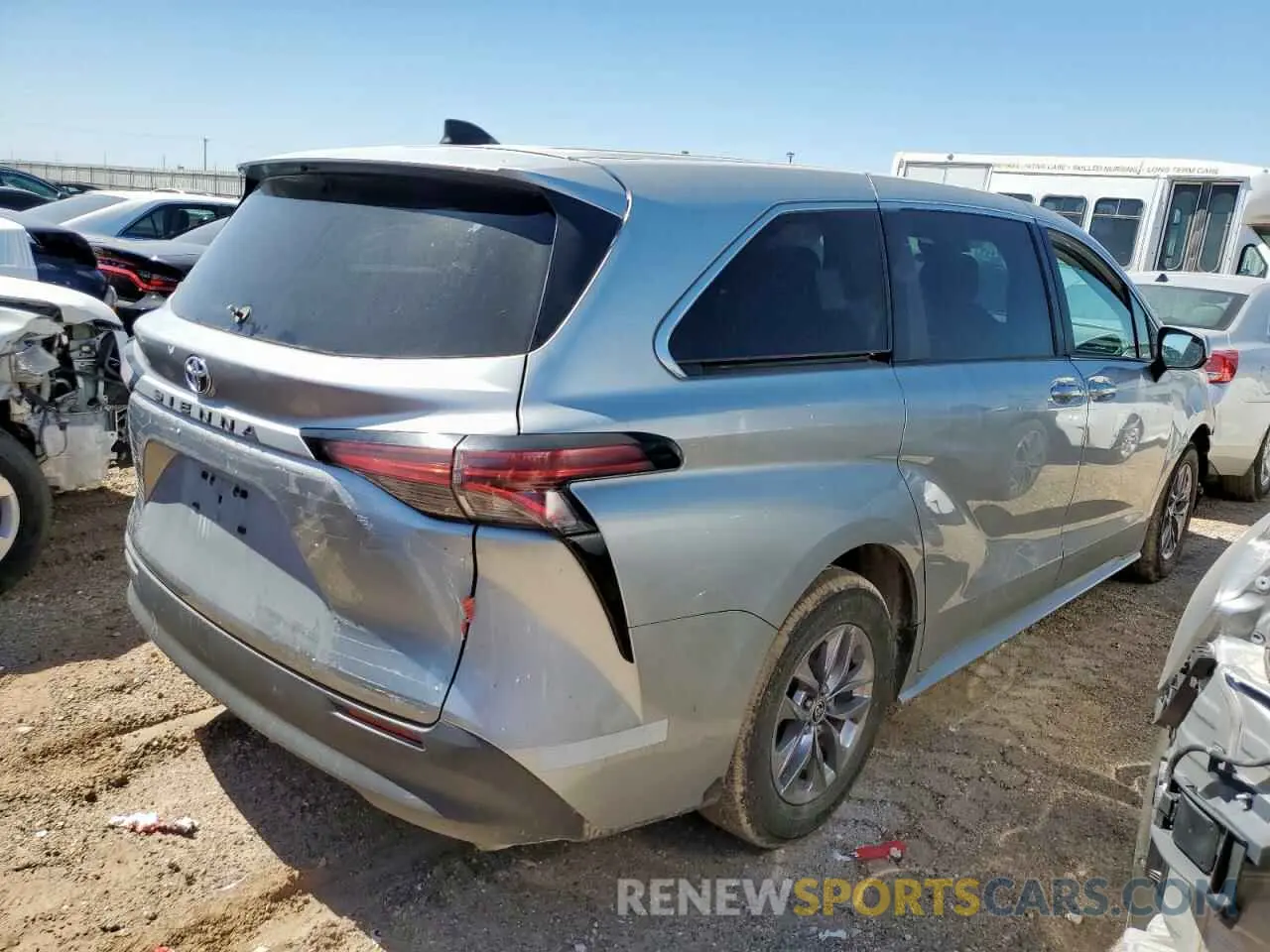 3 fotografías del automóvil dañado 5TDKSKFC0NS065578 TOYOTA All Models 2022