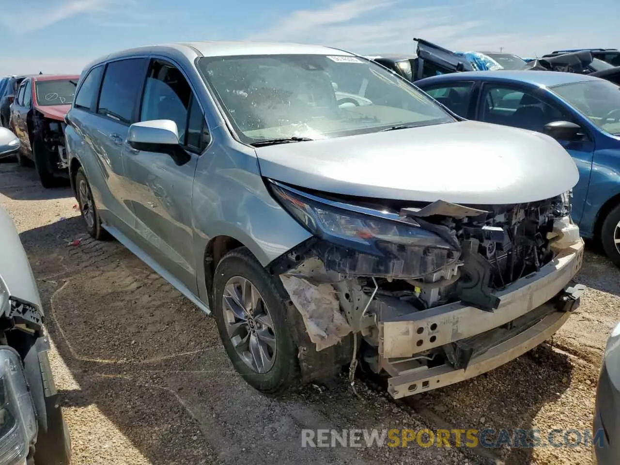 4 fotografías del automóvil dañado 5TDKSKFC0NS065578 TOYOTA All Models 2022