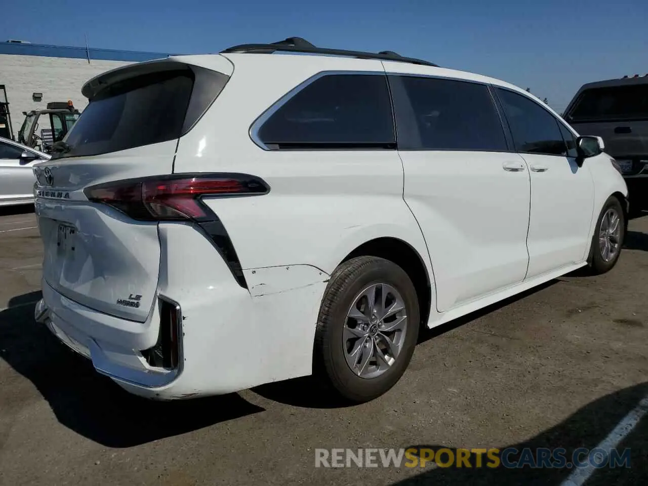 3 fotografías del automóvil dañado 5TDKSKFCXNS058685 TOYOTA All Models 2022