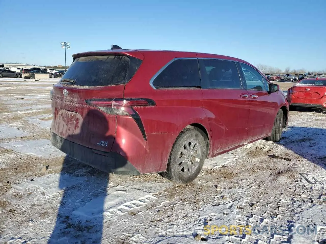 3 fotografías del automóvil dañado 5TDYRKEC0NS114544 TOYOTA All Models 2022